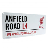 Liverpool plaat wit 40 x 18 cm